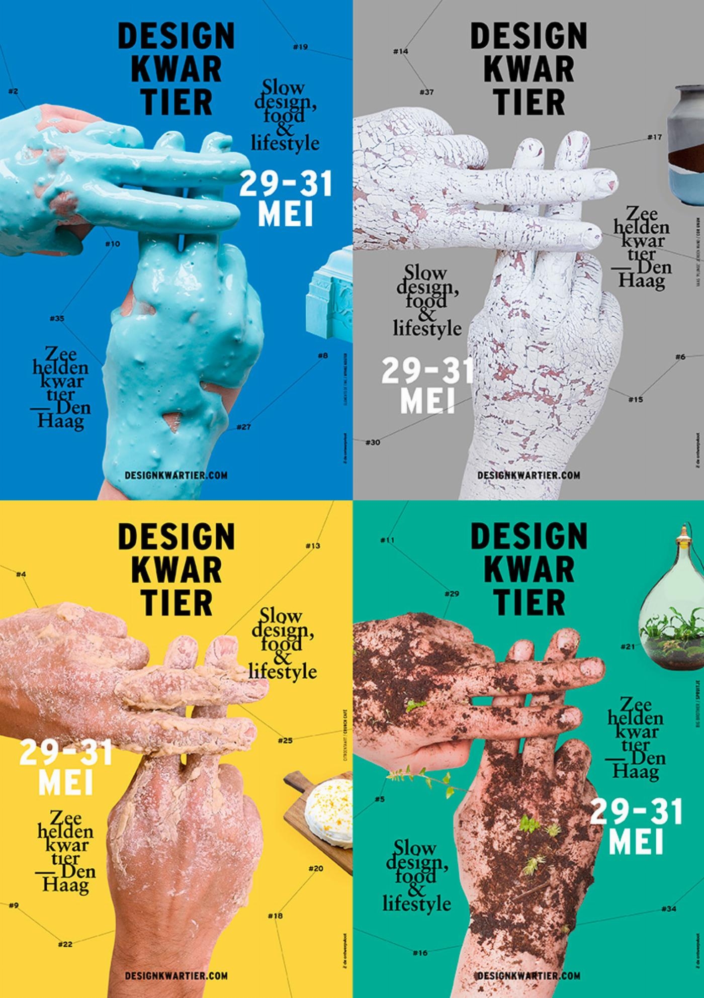 Posters voor festival Designkwartier 2015